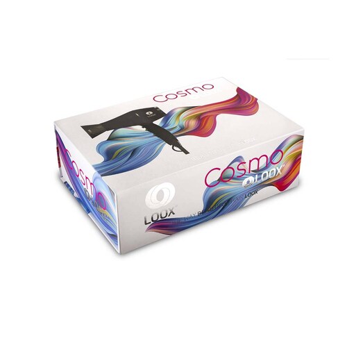 Secadora Profesional 3Temperatura Cosmo Negra Estilismo Loox
