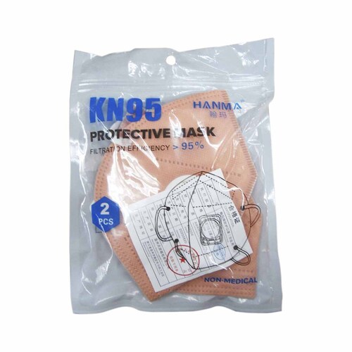 Mascarilla Cubrebocas Kn95 N95 Valvula Filtro 2 Pcs Naranja