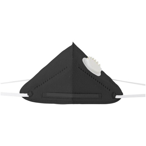 Mascarilla Cubrebocas Kn95 N95 Valvula Filtro 2 Piezas Negro