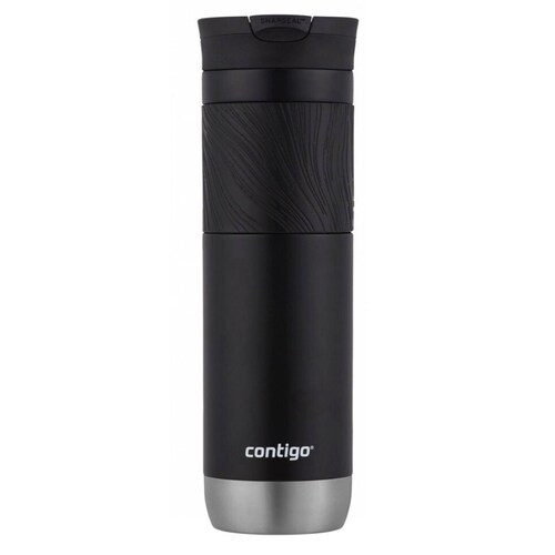 Termo Acero Inox Sistema Snapseal Byron 710 Ml Contigo Negro Byron 2.0 Nuevo