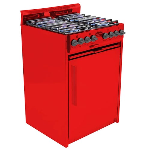 Estufa De Gabinete Gas Lp Con 8 Quemadores Goliath Delher