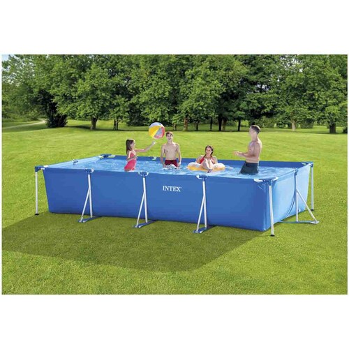 Alberca Piscina Rectangular 405 x 202 x 84 Cm + Bomba Intex