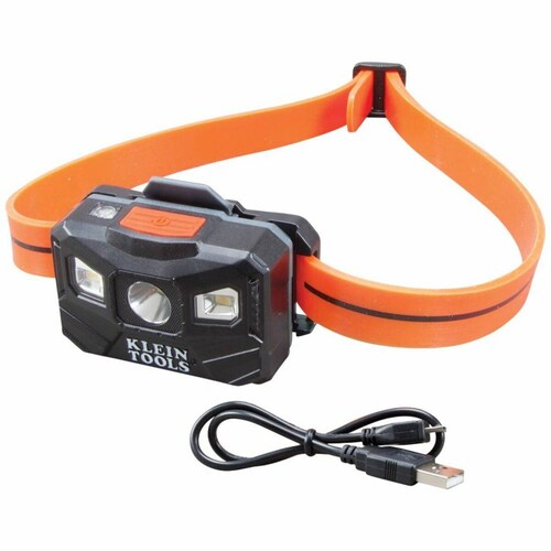 Linterna Lampara Frontal Led Recargable Correa Klein Tools 