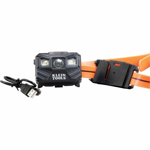 Linterna Lampara Frontal Led Recargable Correa Klein Tools 