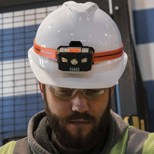 Linterna Lampara Frontal Led Recargable Correa Klein Tools 