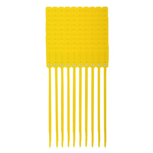 Cintillo Sello De Seguridad Cinchos 40cm Foliados 500 Pzs Multicolor