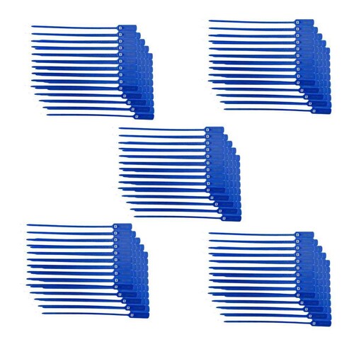 Sellos De Seguridad Cinchos 40CM Folio Inserto Metal 500 Pzs