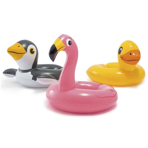 Flotador Salvavidas Inflable Pingüino Pato O Flamingo Intex 