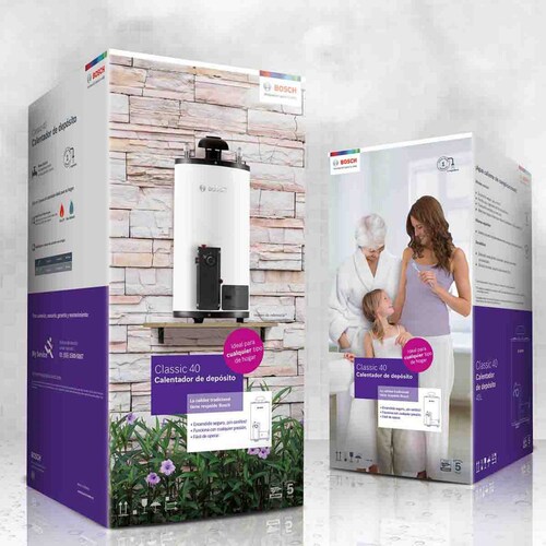 Calentador Boiler Deposito 2 Servicios Gas Natural 78l Bosch 
