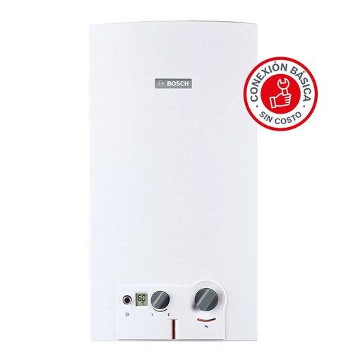 Calentador Boiler Instantaneo 3 Servicios Gas LP 13L Bosch