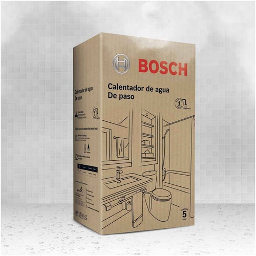 Calentador De Paso 2 Servicios Gas Lp Fast 11 Litros Bosch 