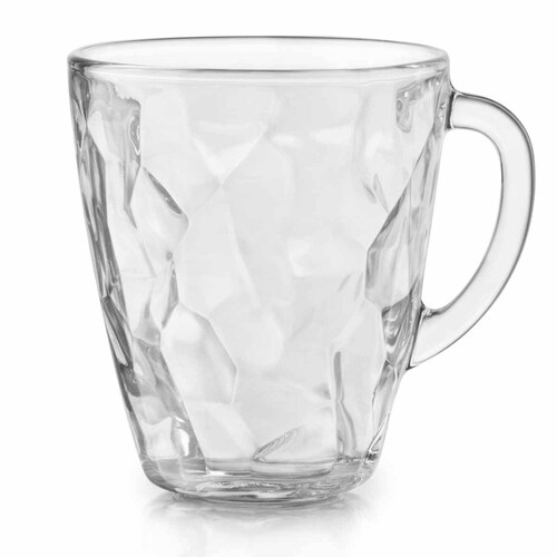 Juego Tazas Alaska 12 Pzs Vidrio Café Te Cocina Hogar Crisa 