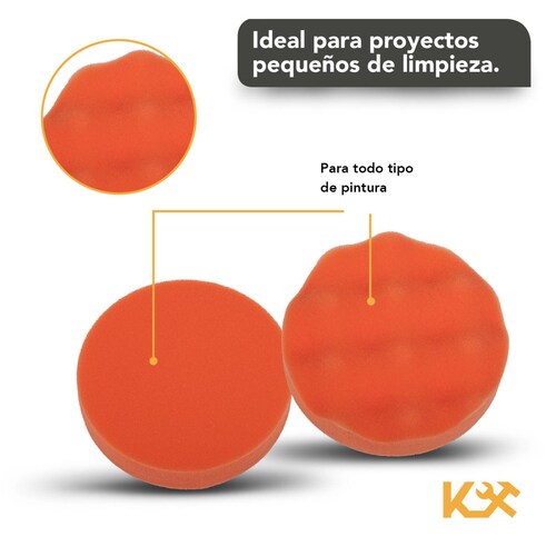 Kit 12 Pz De Pulir Para Taladro Esponjas Adaptador 115mm Obi 