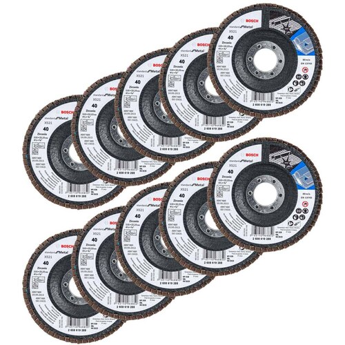 Kit 10 Discos Sierra Circular 24 Dientes Ideal Metal Bosch 