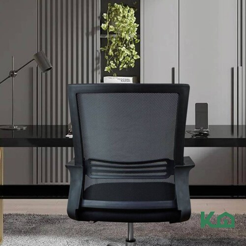 Silla Ejecutiva Mesch Ergonomica Base Cromada De Escritorio 