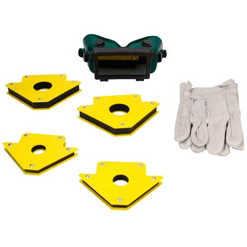 Kit Herramienta Herrero Soldador Esquina Guante 6 Pzs Surtek 