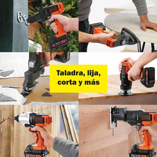 Taladro Matrix Kit 6 En 1 Multi Herramienta 20v Black&decker