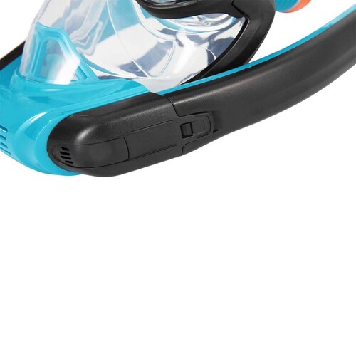 Máscara De Buceo Snorkel Doble Tubo Cara Completa Bestway 
