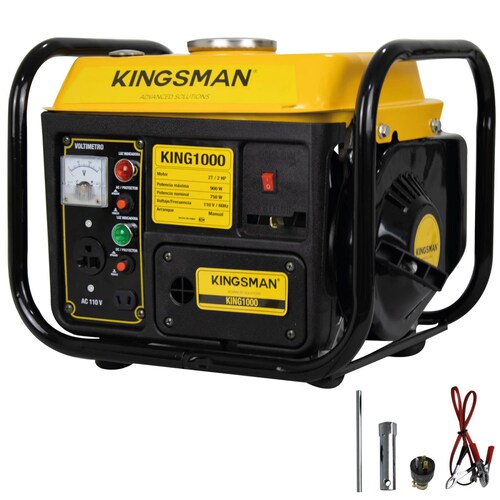 Generador Electrico Portatil 110v 1000w 2.0 hp KING1000 Kingsman 