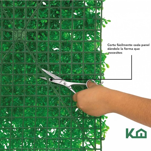 Follaje Artificial Sintetico Muro Verde 60x40cm Pared Bardas 