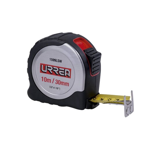 Flexómetro de acero inoxidable 5m x 30 mm 1595LSW Urrea