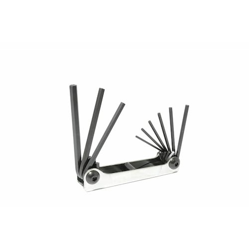 Juego de 9 llaves hexagonales tipo navaja 5/64-1/4" 4993 Urrea