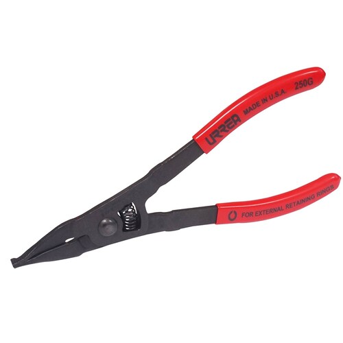 Pinza para anillos de retención punta plana 1-1/4"  250G Urrea