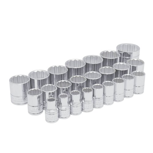 Juego de 24 dados métricos 1/2" 54211 Urrea