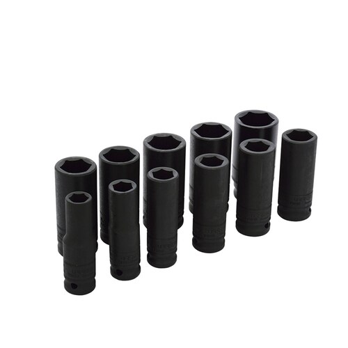 Juego de 11 dados de impacto largos en pulgadas 1/2" 73112 Urrea