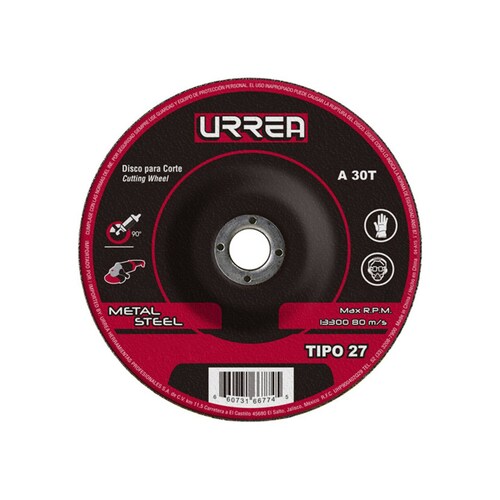 Disco T/27 Metal 9x1/4 gral Amgd09 Urrea 