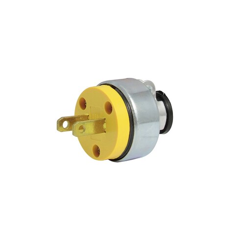 Clavija Blindada Con Abrazadera Polarizada 15a 127v Surtek 1 