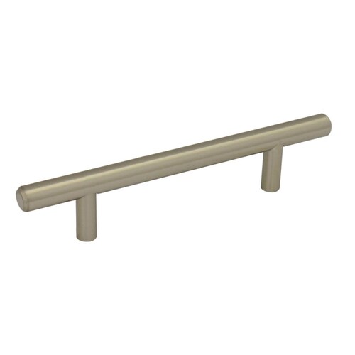 Jaladera Barra Hueca 124 Mm Niquel Acero Inoxidable Lock 