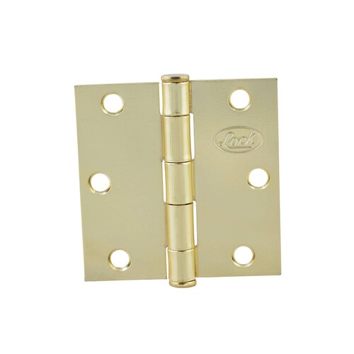Bisagra Cuadrada Latón Brillante 2.5x2.5 Lbc25lb Lock 