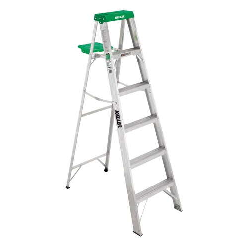 Escalera Tijera 9 escal tipo ii 102 kg tapa plastico Keller 