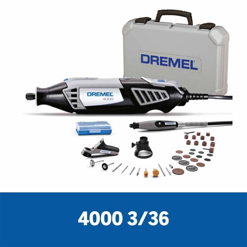 Rectificadora Mototool 4000 Aditamento + 36 Accesorio Dremel 