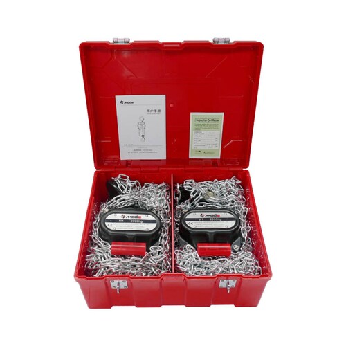 Garrucha Espectaculos 2 Pzs Estuche 2 Ton 9 Met Mode Hoist