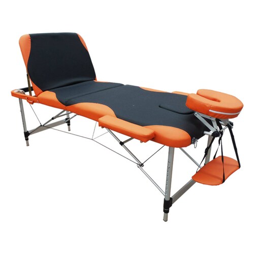Cama De Masaje Portatil 3 Secciones Aluminio  Y Vinil Lobo