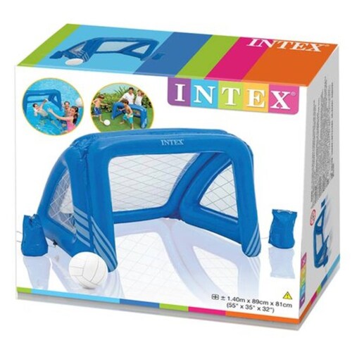 Juego Porteria Inflable Piscina o Jardin Con Pelota Intex