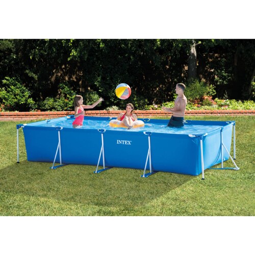 Alberca Rectangular Desmontable Tubular 4.5 M 7,127 Lt Intex 