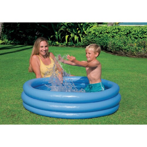 Alberca Inflable Chica Infantil Crystal Blue 114X25cm Intex