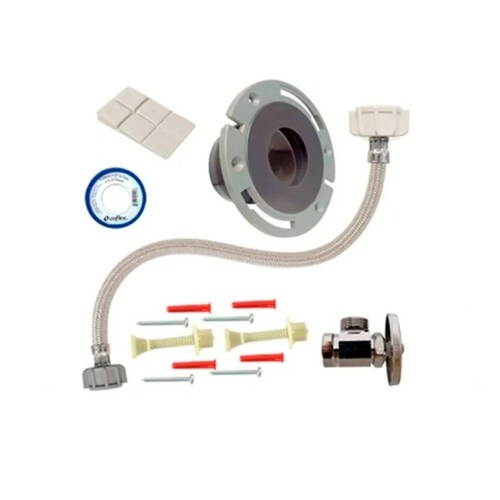 Kit Instalación Sanirtario Brida WC Cobre PS D007 Coflex