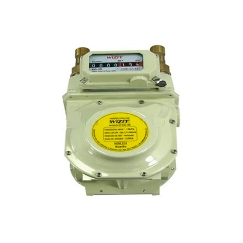 Medidor Gas 3Kg Aluminio 3M3 HR Blanco KG 3 Cms