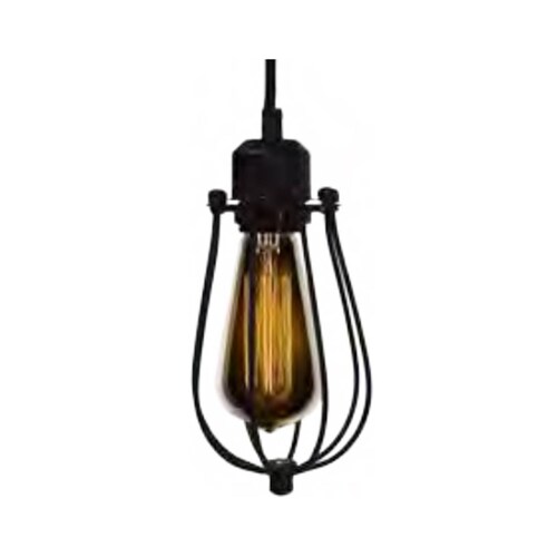 Candil Colgante Vintage Liviada Lampara Negro AD 5101 Adir