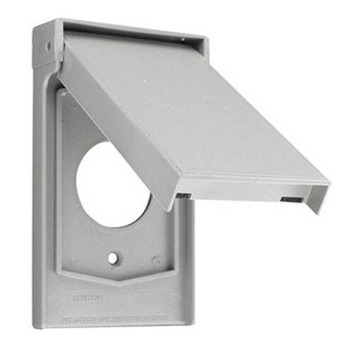 Placa Pared 1 60 Pulgadas Hoja Recta 4980 0GY Leviton