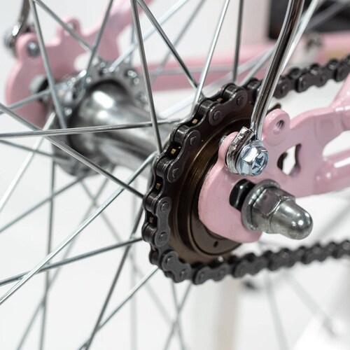 Bicicleta Urbana Retro R24 Chic Chic Aluminio Rosa Turbo