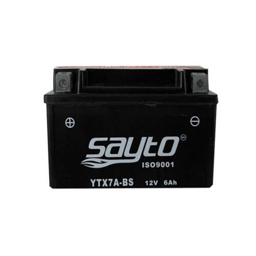 Bateria de Acido para Moto YTX7A BS Negro Sayto 12V