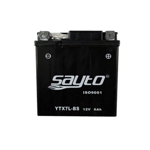Bateria de Acido para Moto YTX7L BS Negro Sayto 12V