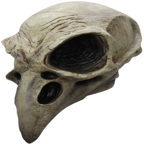Máscara Latex Craneo Cuervo Crow Skull Terror Halloween