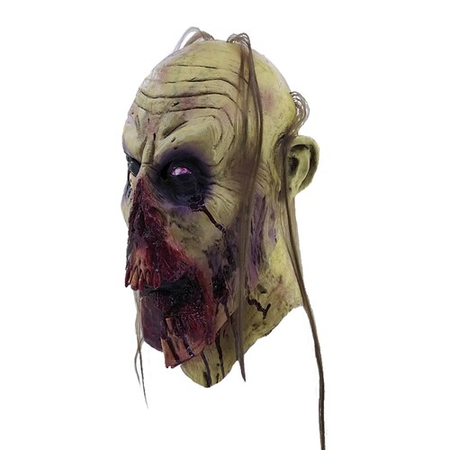 Máscara Latex Zombie Furious Tongue Terror Halloween