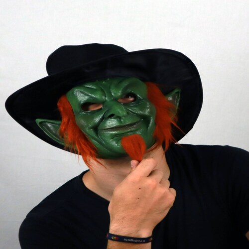 Máscara Terror Mad Goblin Latex Halloween